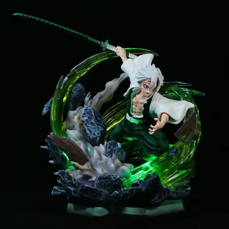 Sanemi Wind Breathing Demon Slayer Anime Figure 11.8" [Original : Battery Powered]