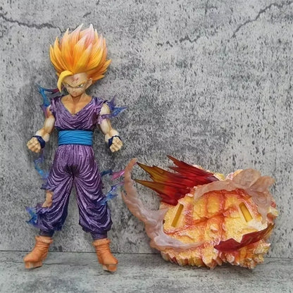 Gohan Super Saiyan Dragon Ball Z Classic Anime Figure Model PVC 9.5" [Boxed]