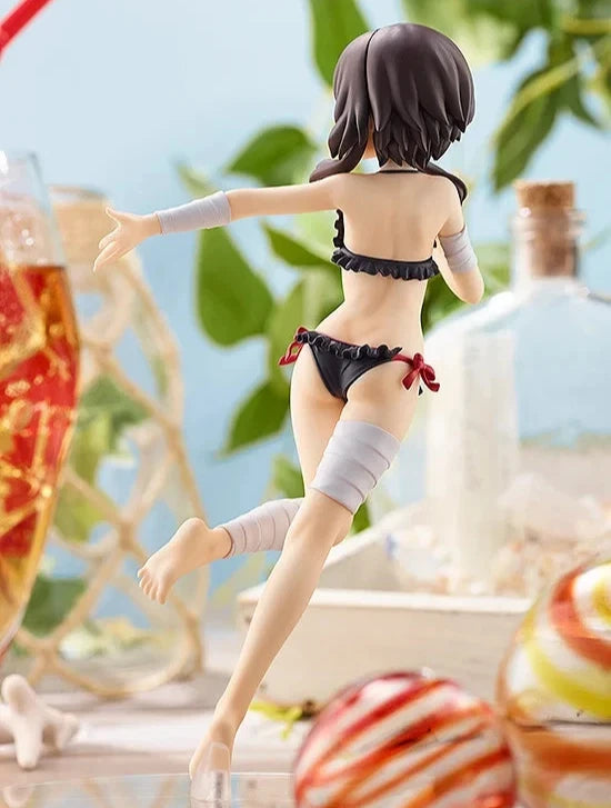 Megumin Swimsuit KonoSuba Cute Kawaii Anime Figure Model Statue PVC 6.5" [Boxed]