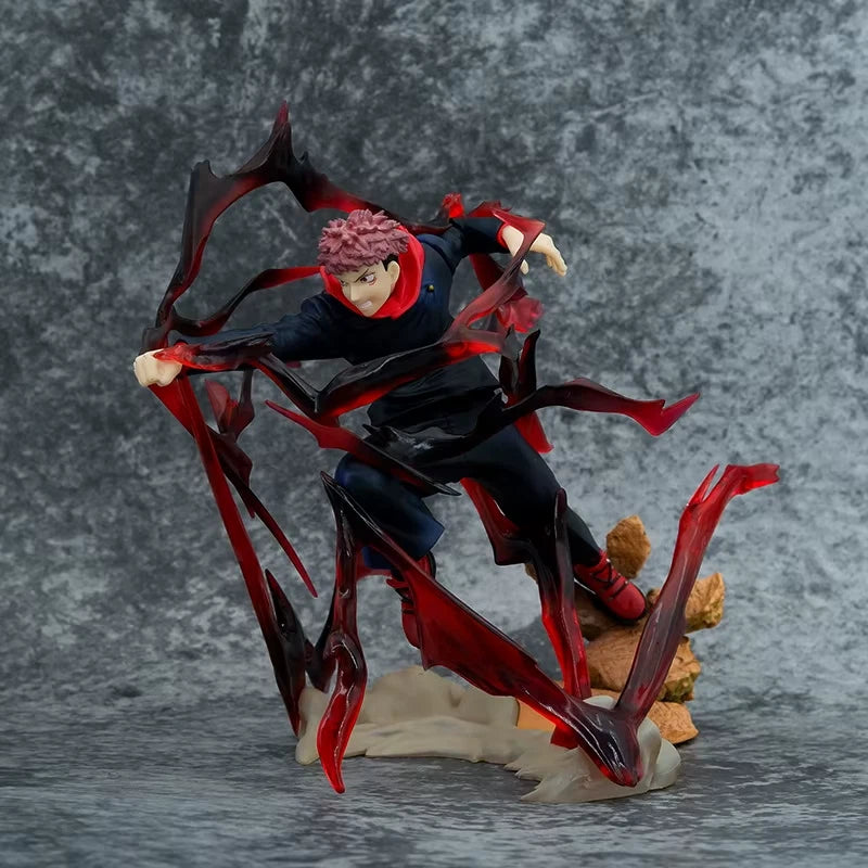 Yuji Itadori Piercing Blood Jujutsu Kaisen Signature Anime Figure PVC 6.8" [Boxed]