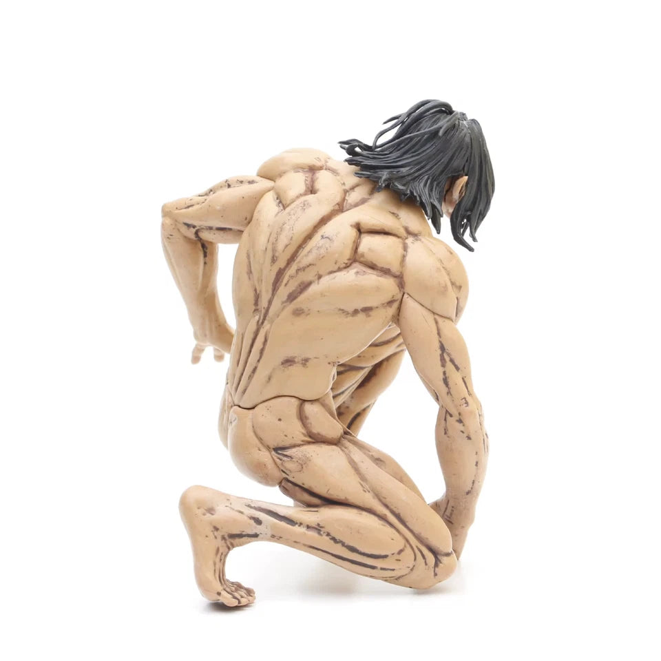 Eren Titan Form Attack on Titan AoT Anime Rare Action Figure PVC 5.9 in [Boxed]