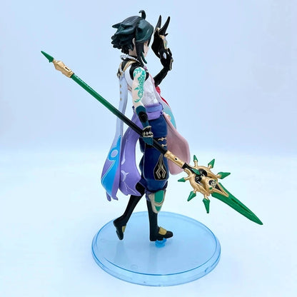 Xiao Vigilant Yaksha Genshin Impact Anime Figure Model Statue PVC 7" [Boxed]