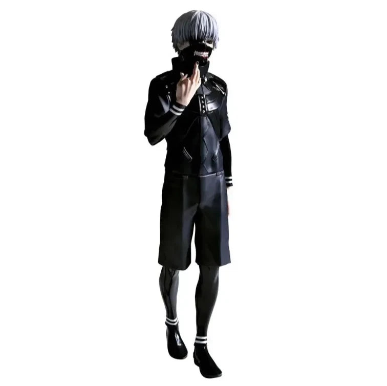 Ken Kaneki Battle Suit Tokyo Ghoul Anime Figure Model Statue PVC 10" [Original]