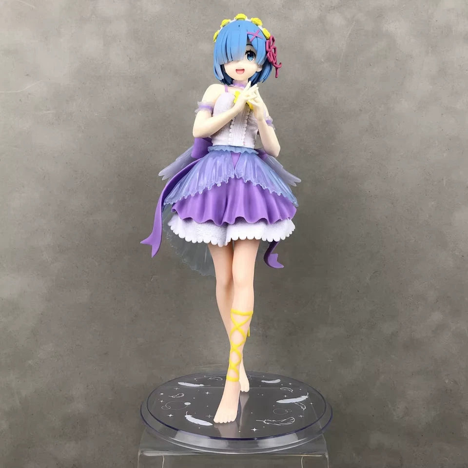 Rem Fairy Angel Re: Zero Anime Collectible Kawaii Figure PVC 7" [No Box]