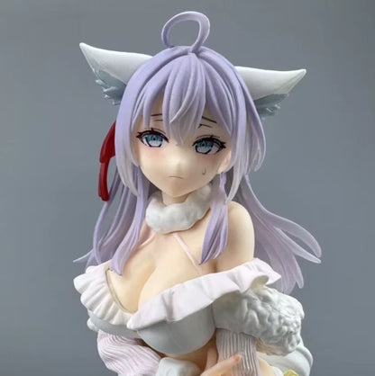 Alisa Mikhailovna White Fox Roshidere Anime Figure Model Statue PVC 10" [Adult Collectible]