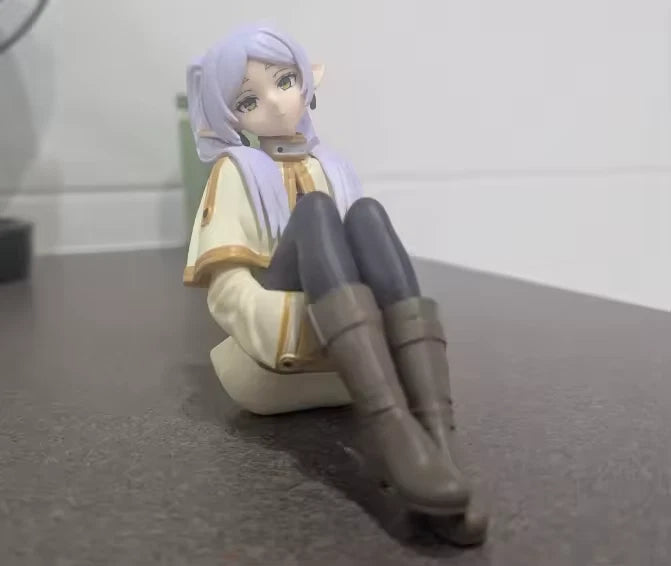 Frieren Sitting Frieren: Beyond Journey's End Anime Figure PVC 4.5" [No Box]