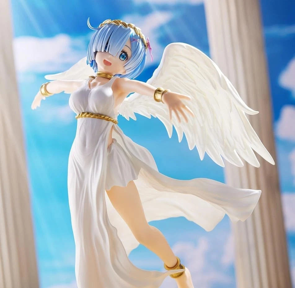 Rem Ghost Angel Re: Zero Anime Collectible Kawaii Figure PVC 7" [No Box]
