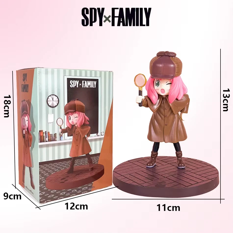 Anya Forger Winter Detective Spy × Family Anime Kawaii Figure PVC 5.2" [Boxed]