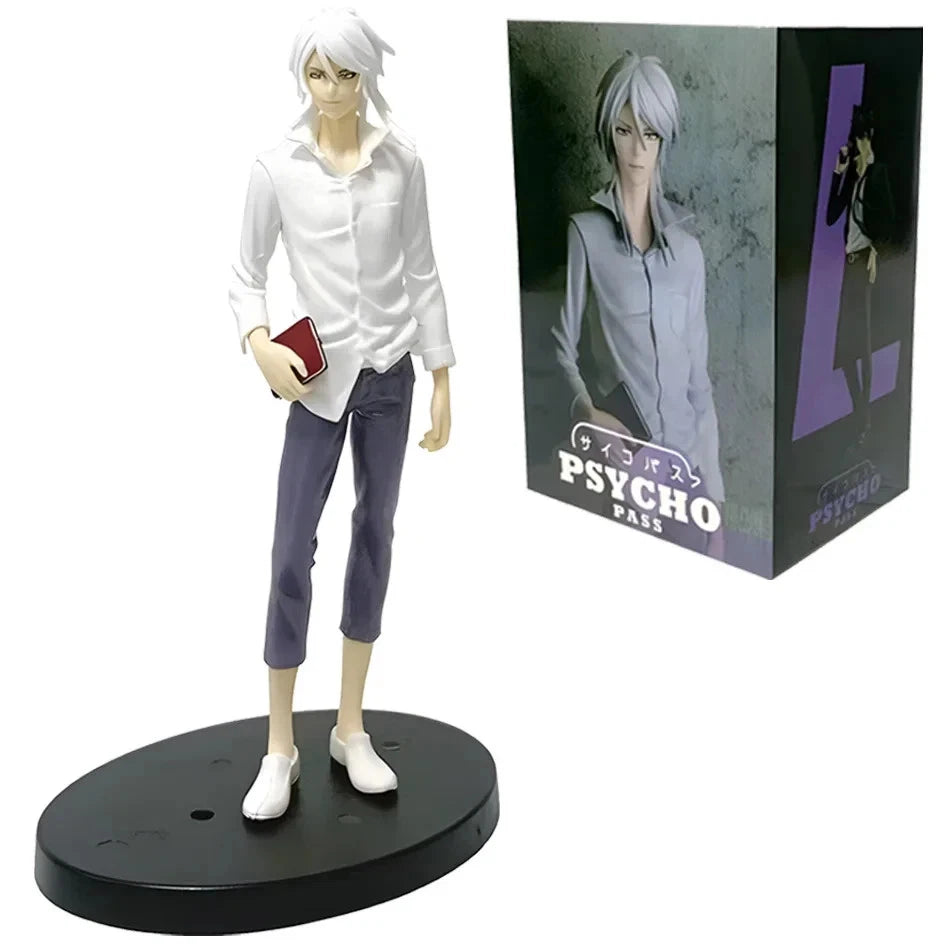 Shougo Makishima The Pure White Psycho-Pass Anime Figure Model PVC 7" [Boxed]