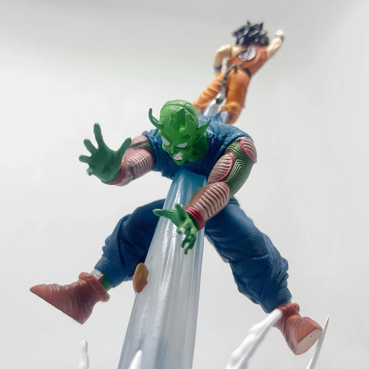 Goku vs Piccolo Dragon Ball Anime Figure Model Statue PVC 8" [No Box : Light-Up]