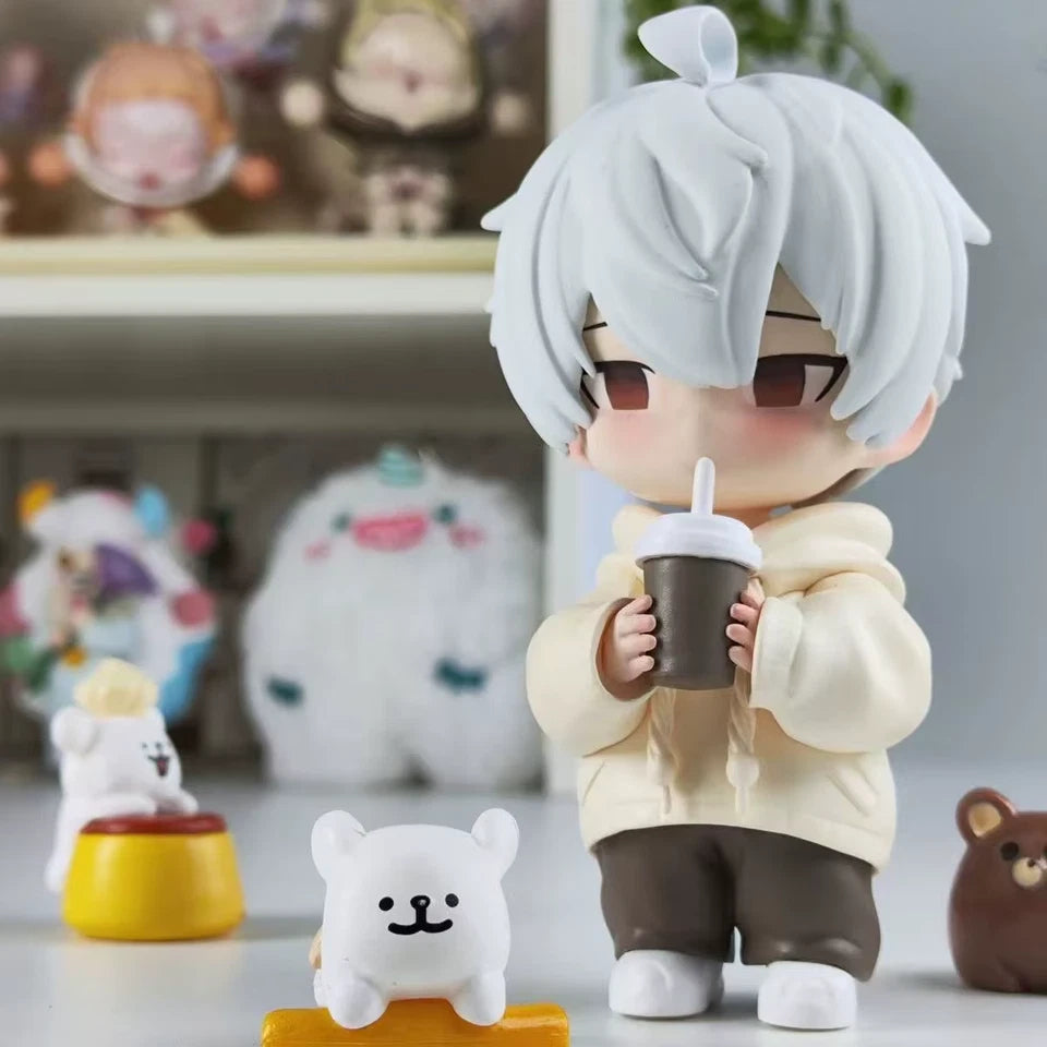 Kaneki Ken Milk Tea DuDu Tokyo Ghoul Anime Chibi Kawaii Figure PVC 3.6" [Boxed]