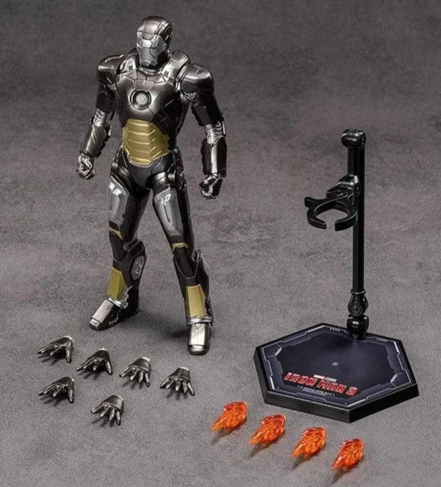Iron Man Mark 12 Marvel Adjustable Featured Action Figure Model PVC 7" [Boxed]