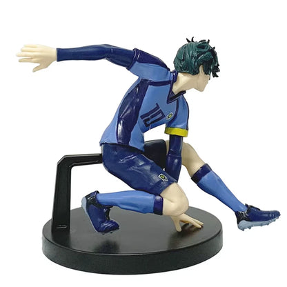 Rin Itoshi Soccer Uniform Blue Lock Iconic Anime Figure Model PVC 5" [Boxed]