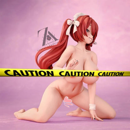 Ayana Full Bust Maid Kutsujoku Manga Premium Cast Off Figure PVC 4" [No Box] *Adult Collectible*