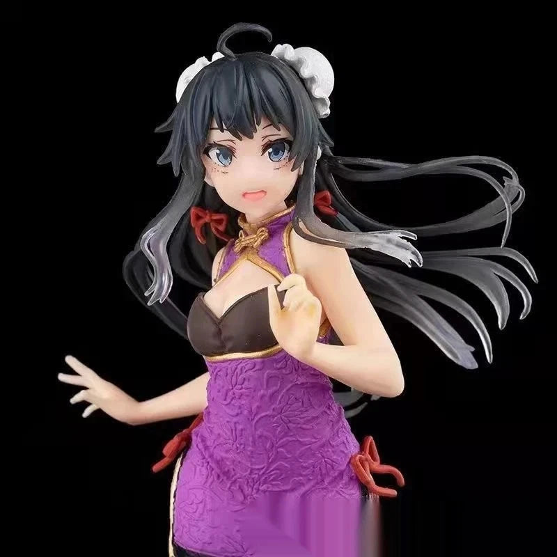 Yukino Yukinoshita Cheongsam My Teen Romantic Comedy Anime Figure PVC 8" [No Box]