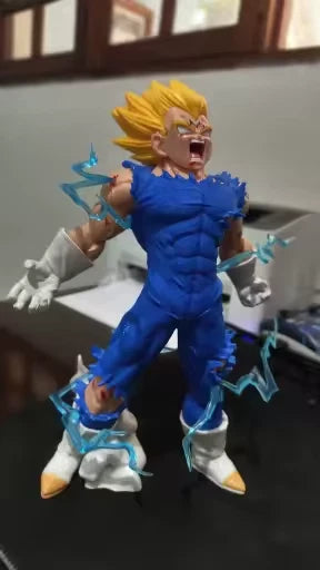 Vegeta Super Saiyan Majin Ver. Dragon Ball Z Classic Anime Figure PVC 10" [Box]