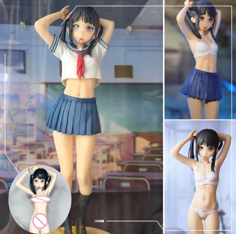 Akane Schoolgirl Ikinari Doukyo? Anime Cast Off Petite Figure PVC 11" [Boxed] *Adult Collectible*