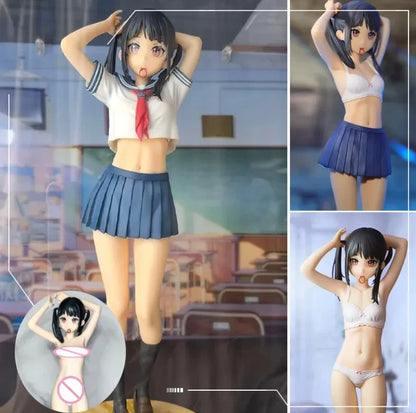 Akane Schoolgirl Ikinari Doukyo? Anime Cast Off Petite Figure PVC 11" [Boxed] *Adult Collectible*