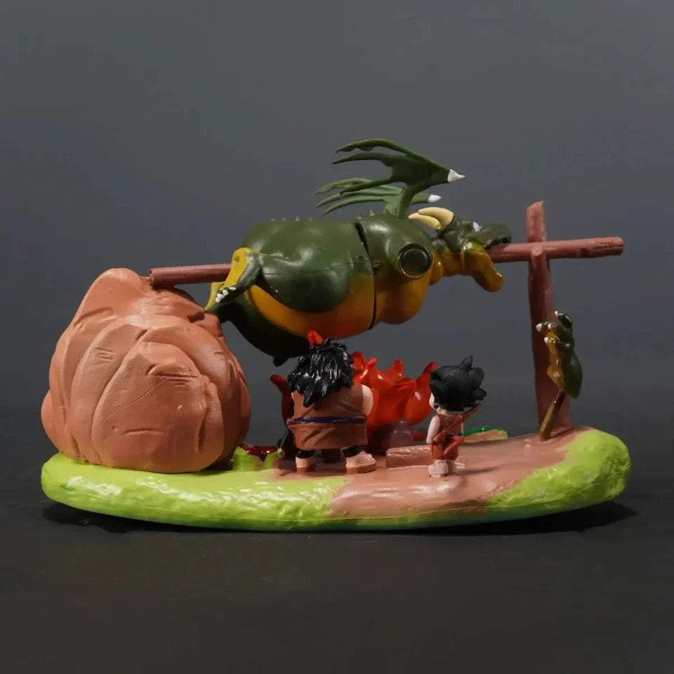 Yajirobe vs Cymbal Dragon Ball Collectible Anime Figure Model Statue PVC 3"