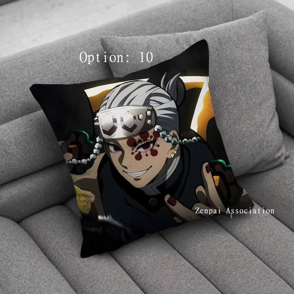 Tengen Uzui Hashira Demon Slayer Anime Soft Pillow Cushion Cover 2 x 2 ft