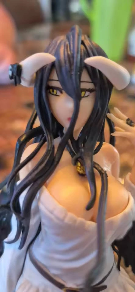 Albedo Queen of Nazarick OVERLORD Cute Anime Figure Model Statue PVC 8" [No Box]