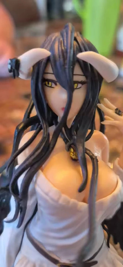 Albedo Queen of Nazarick OVERLORD Cute Anime Figure Model Statue PVC 8" [No Box]