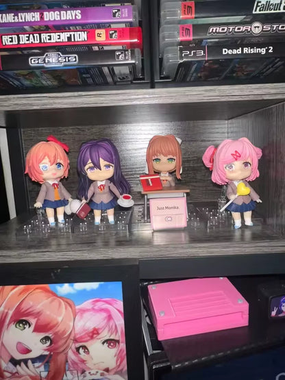 Natsuki Doki Doki Literature Club! Adjustable Kawaii Anime Figure PVC 4" [Boxed]