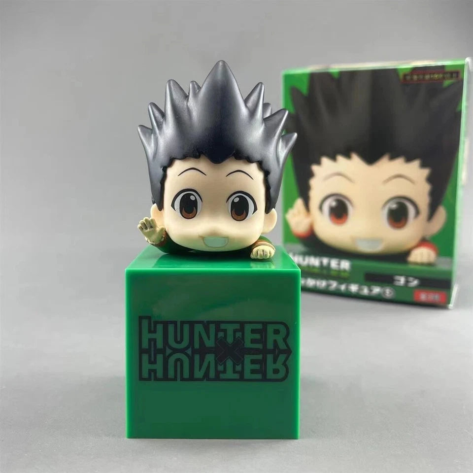 Killua, Gon, Kurapika, Hisoka Chibi Hunter × Hunter Anime Figure Model Statue PVC 4" [Boxed]