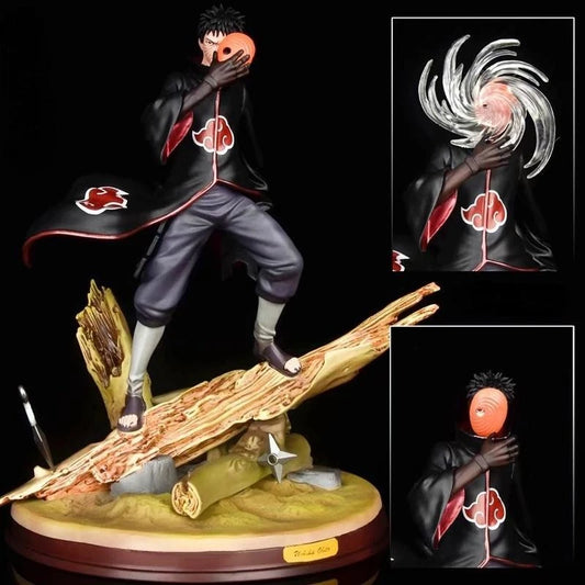 Obito Uchiha Kamui Akatsuki Naruto Anime Collectible Rare Figure PVC 9" [Boxed]