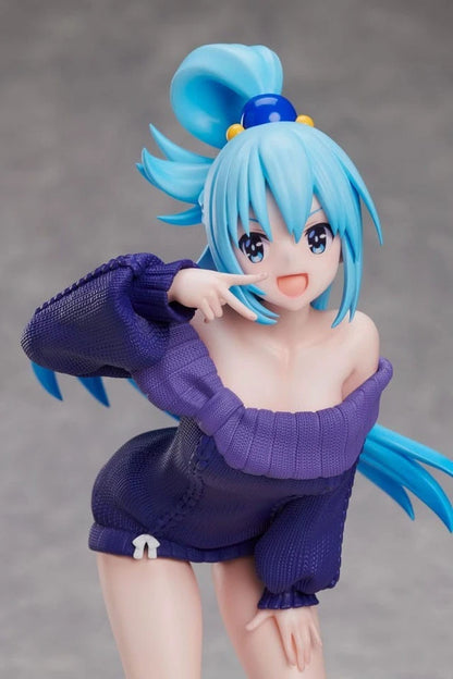 Aqua Camera Pose KonoSuba Fan-Favorite Kawaii Anime Figure PVC 8" [Boxed : Original]