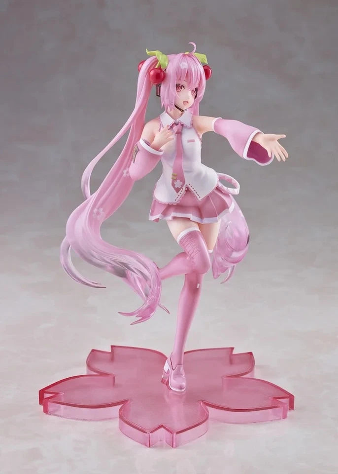Hatsune Sakura Miku Stage Face Project DIVA Vocaloid Kawaii Figure PVC 7" [Boxed]