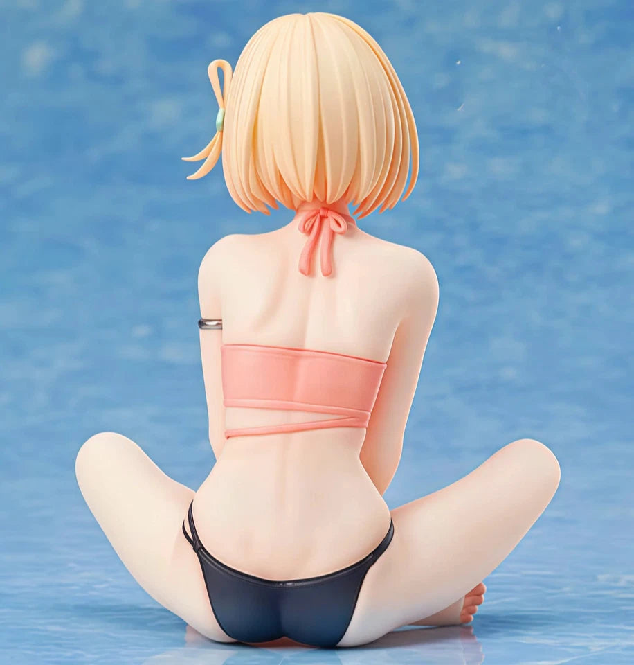 Chisato Nishikigi Beachwear Lycoris Recoil Anime Figure Model Statue PVC 4" [No Box]