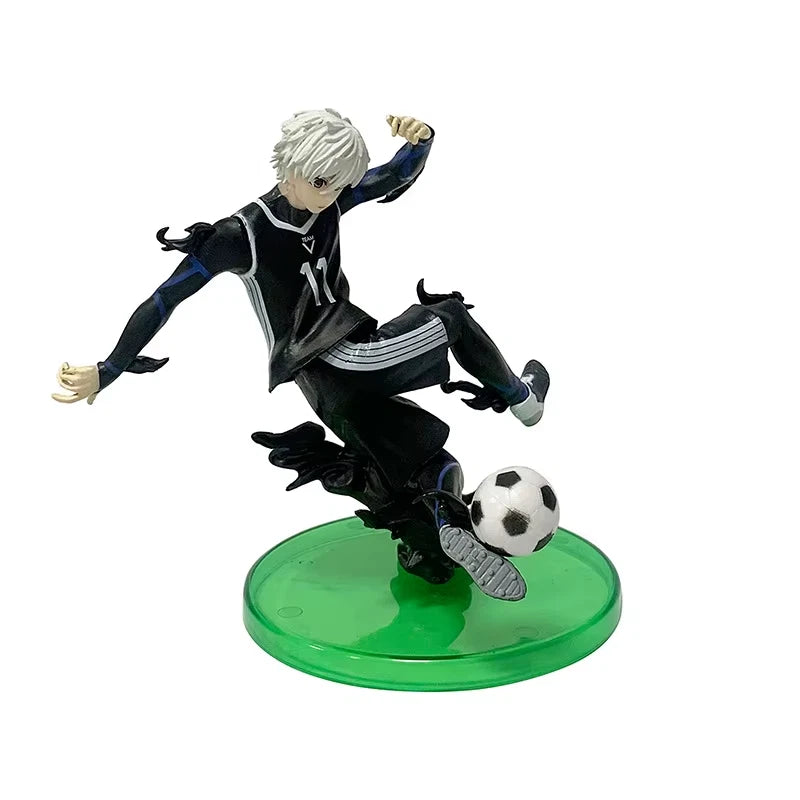 Seishiro Nagi Soccer Jersey Blue Lock Anime Figure Model Statue PVC 4" [No Box]