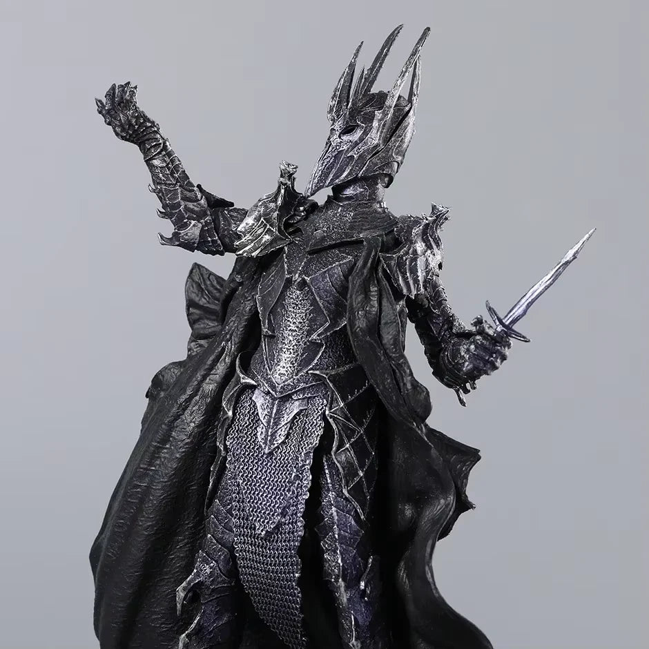 Sauron The Dark Lord The Lord of the Rings Rare Action Figure PVC 7.6" [Boxed]