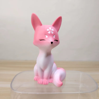 Yae Miko Fox Form Genshin Impact Kawaii Anime Figure PVC 1.5 - 3.5" [No Box]