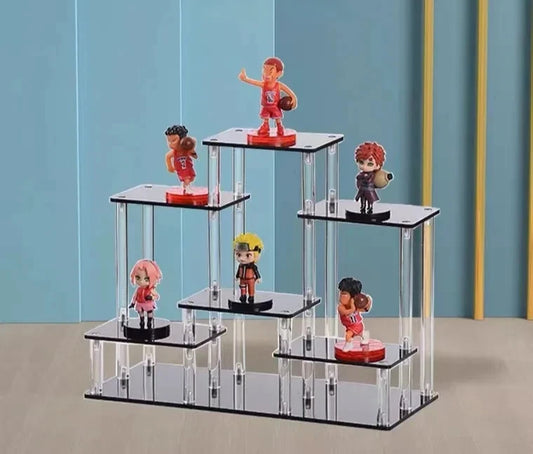 Deluxe Acrylic Display Figure Riser Stand 5.5 L x 12.6 W x 9.9 H in