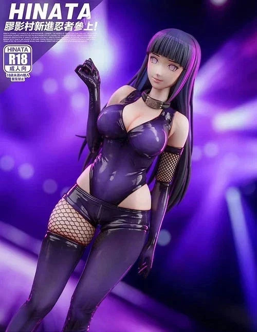 Hinata Hyuga Rave Girl Latex Naruto Exclusive Anime Figure PVC 11.8" [Boxed]