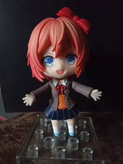 Sayori Doki Doki Literature Club! Adjustable Kawaii Anime Figure PVC 4" [Boxed]