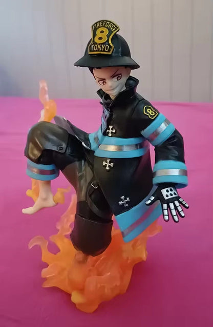 Shinra Kusakabe Fire Force Anime Collectible Action Figure PVC 5" [No Box]