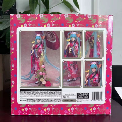 Hatsune Miku Kimono Project DIVA Vocaloid Kawaii Figure PVC 8.4" [Boxed]
