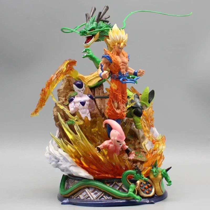 Goku, Frieza, Shenron, Kid Buu, Cell Dragon Ball Z Anime Figure PVC 6" [No Box]