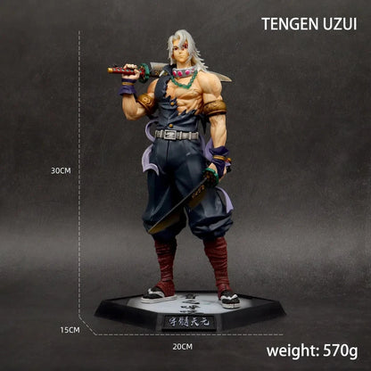 Tengen Uzui Sound Hashira Demon Slayer Premium Anime Figure PVC 11" [Boxed]
