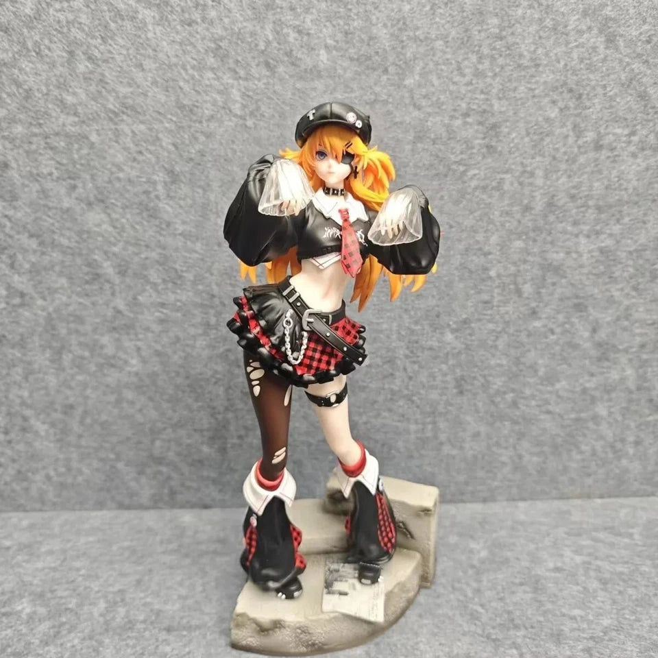Asuka Gothic Neon Genesis Evangelion Anime Kawaii Figure PVC 9.2" [Boxed]