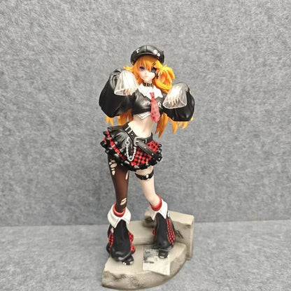 Asuka Gothic Neon Genesis Evangelion Anime Kawaii Figure PVC 9.2" [Boxed]