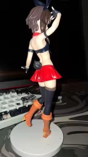 Megumin Bunny Girl KonoSuba Kawaii Anime Figure Model Statue PVC 9" [No Box]