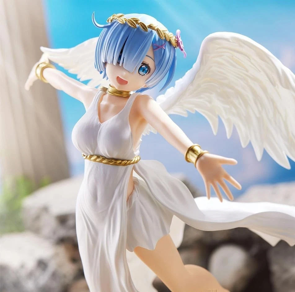 Rem Ghost Angel Re: Zero Anime Collectible Kawaii Figure PVC 7" [No Box]