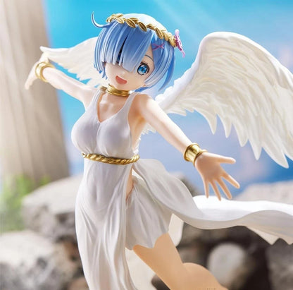 Rem Ghost Angel Re: Zero Anime Collectible Kawaii Figure PVC 7" [No Box]