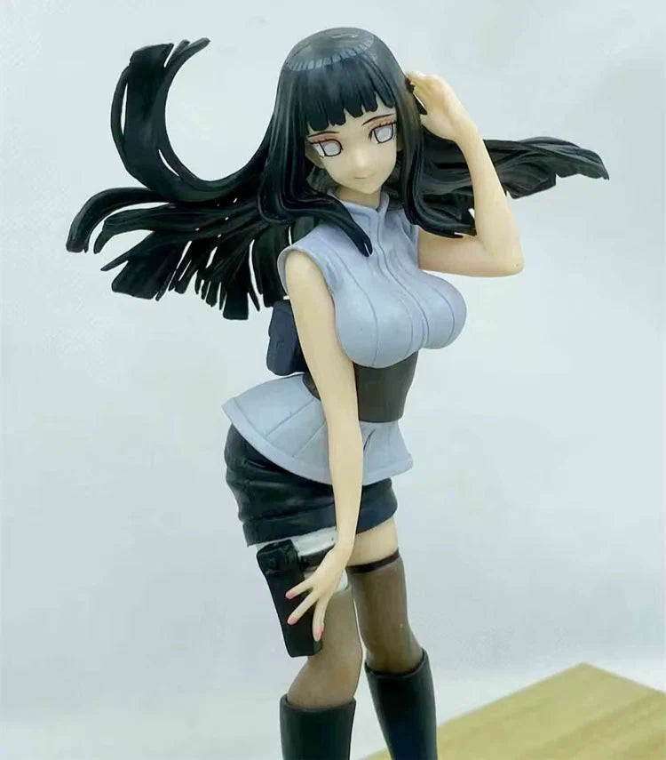 Hinata Hyuga Naruto Shippuden Classic Anime Figure Model Statue PVC 8” [No Box]