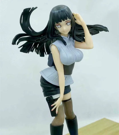 Hinata Hyuga Naruto Shippuden Classic Anime Figure Model Statue PVC 8” [No Box]