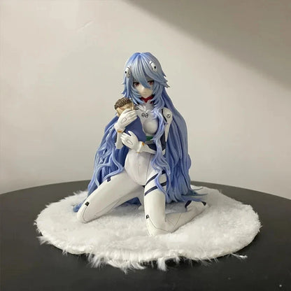 Rei Ayanami Pilot Suit Rebuild of Evangelion Anime Figure Model PVC 4" [No Box]